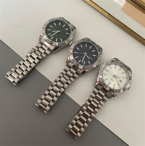 rolex gümüş saat